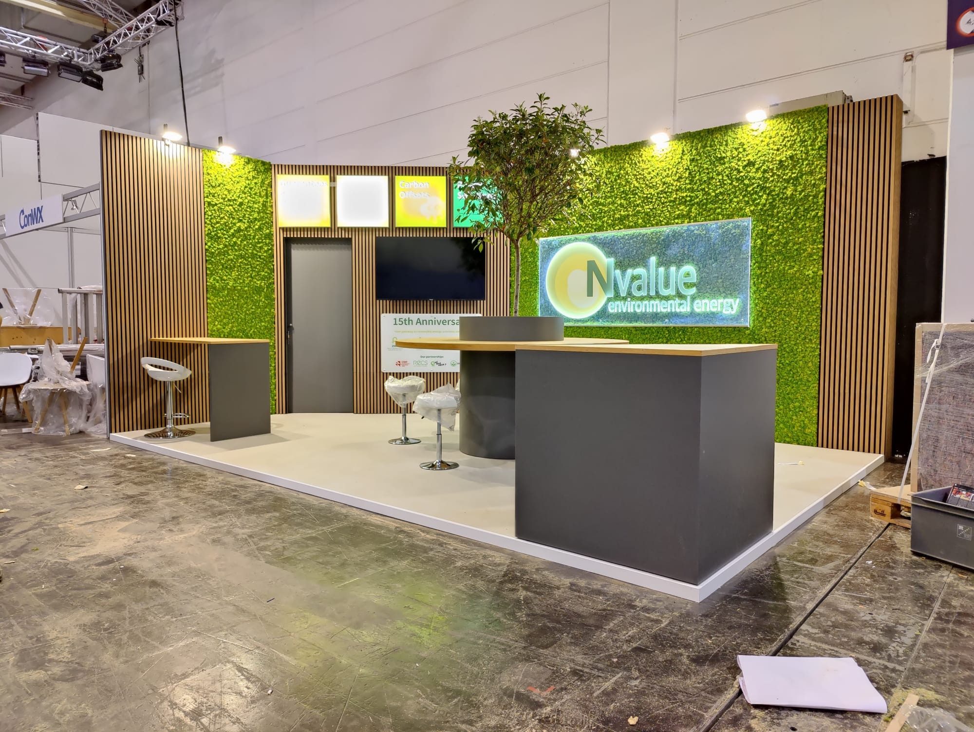 Lo stand NValue alla fiera E-World