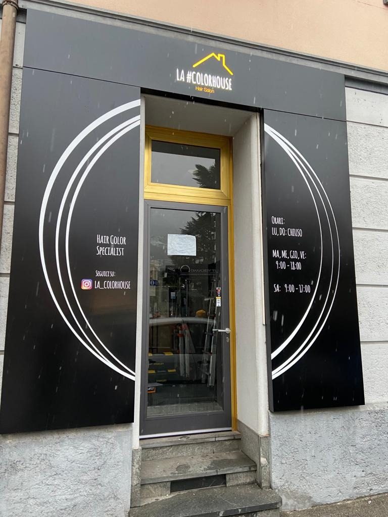 La Colorhouse, l'ingresso dopo il rinnovo