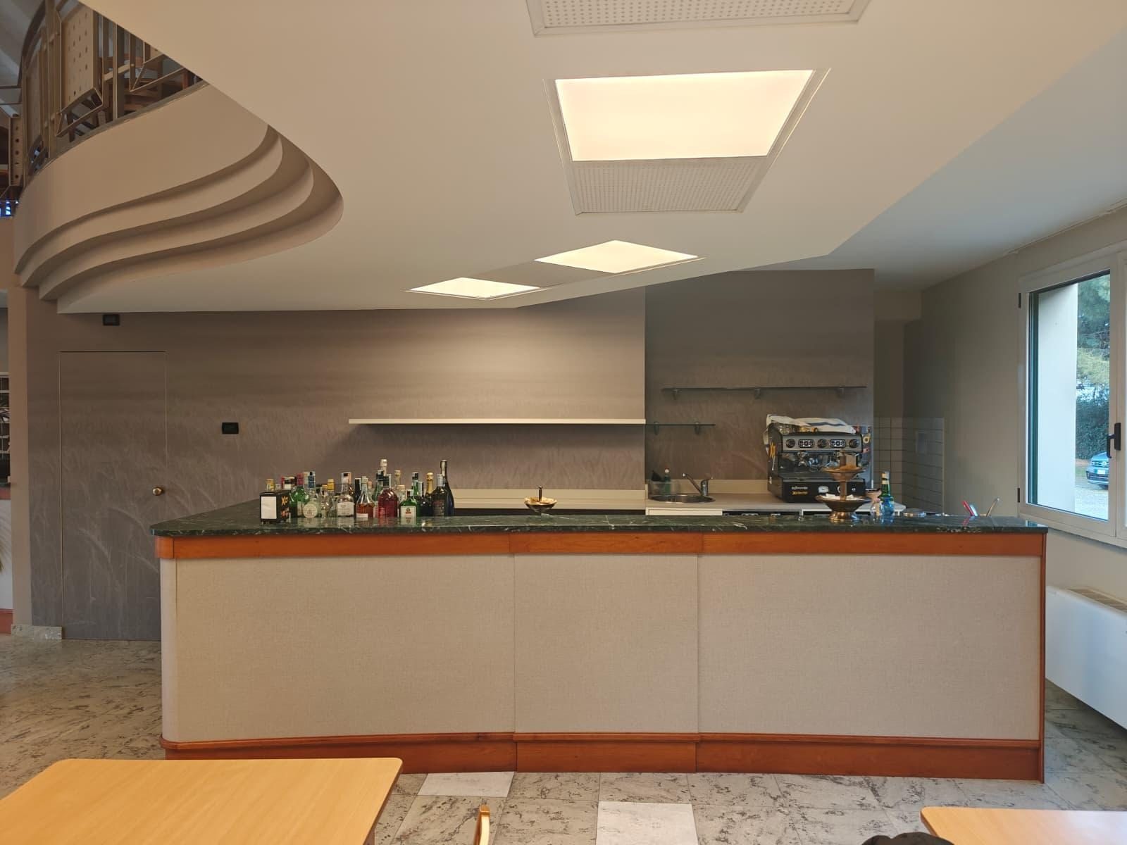 Hotel Riz: il bar dopo il rinnovo